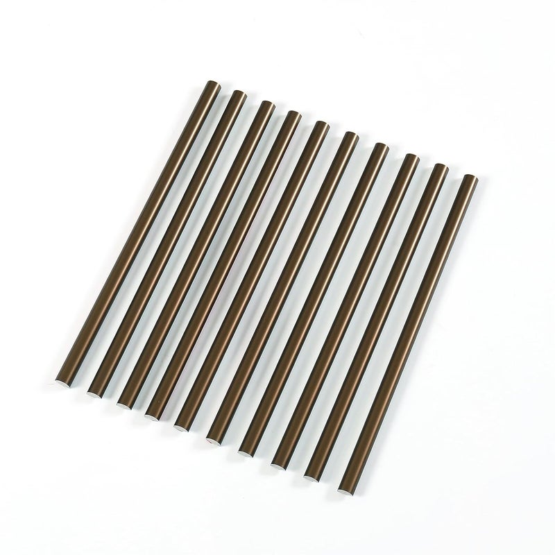 Tilingview 10-Pack Peel and Stick Tile Trim for Backsplash – 12" Self-Adhesive PVC Molding Edge, Decorative Pencil Tile Edging for Walls (Bronzer) - Image 2